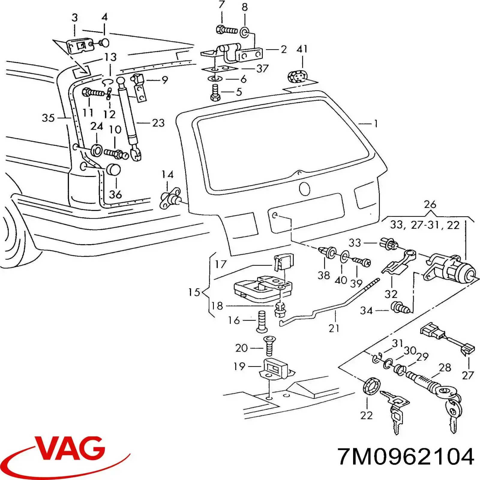  VAG 7M0962104 precio, desde 33,77 EUR