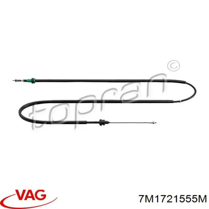Cable del acelerador VAG 7M1721555M precio, desde 22,20 EUR