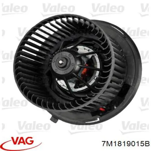 7M1819015B VAG motor eléctrico, ventilador habitáculo