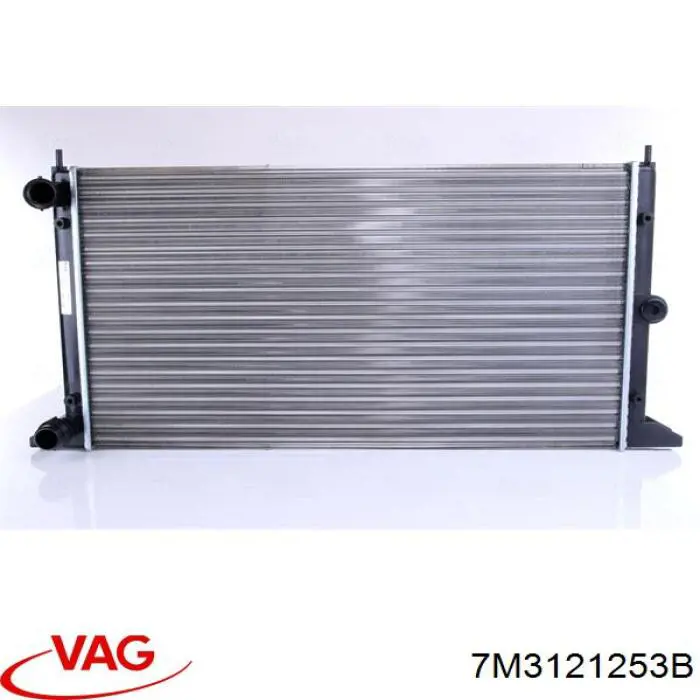 Radiador 7M3121253B VAG