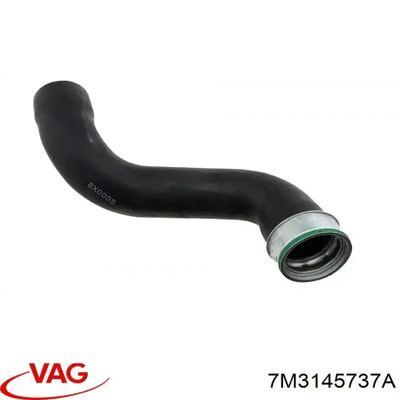 Tubo intercooler 09745 Metalcaucho