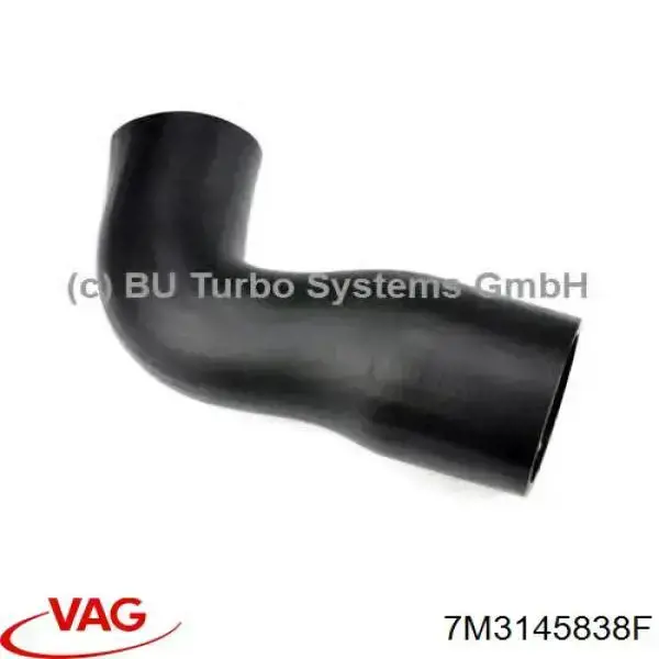 Tubo de salida de aire del turbocompresor VAG 7M3145838F