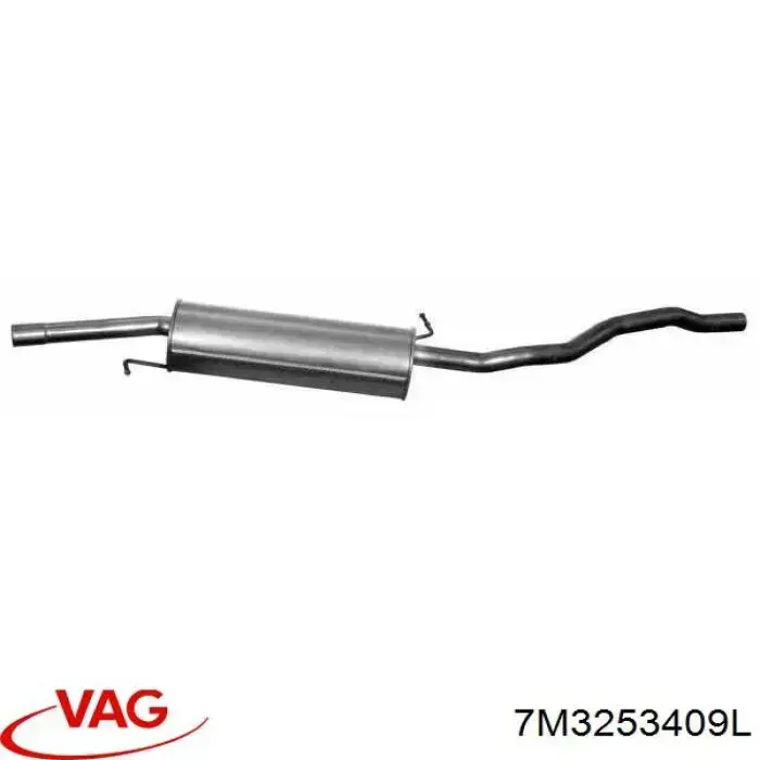 Comprar 7M3253409L VAG Silenciador central