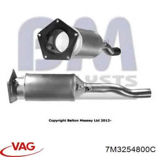 Filtro hollín VAG 7M3254800C precio, desde 289,26 EUR
