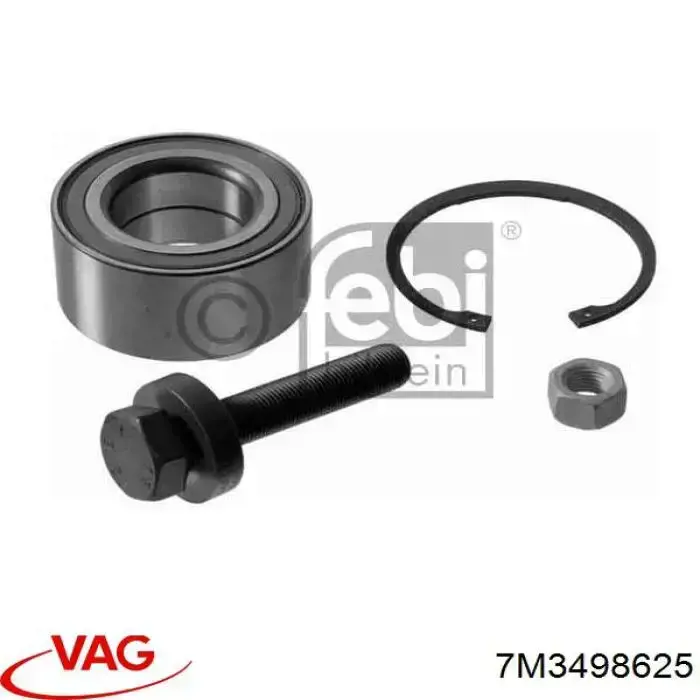 Cojinete de rueda delantero VAG 7M3498625 precio, desde 27,29 EUR