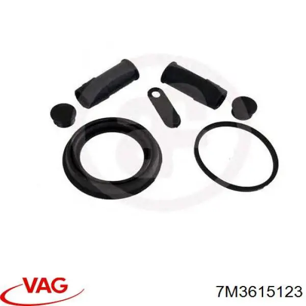 Pinza de freno delantera izquierda 7M3615123 VAG