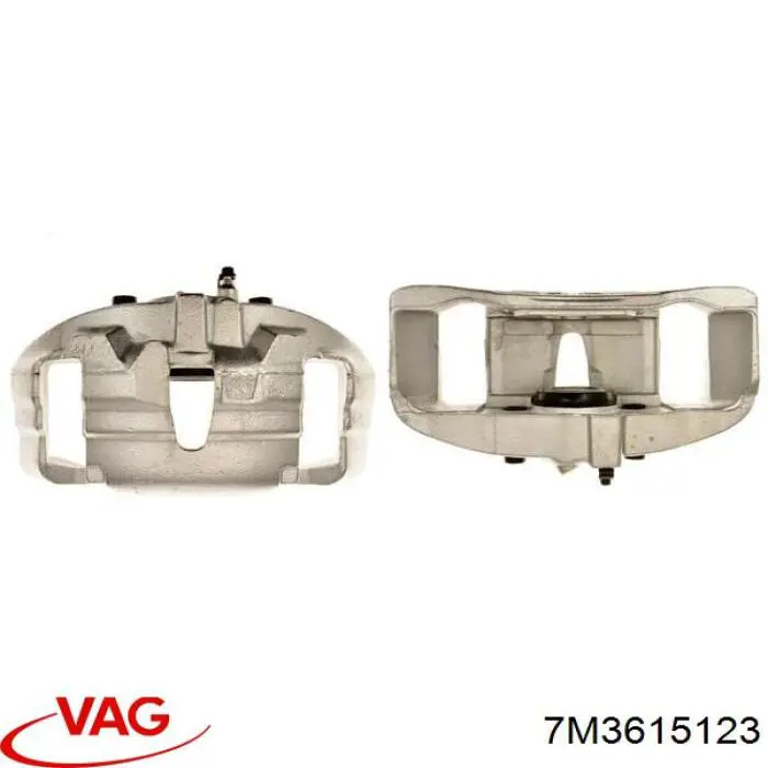 Comprar 7M3615123 VAG Pinza de freno delantera izquierda