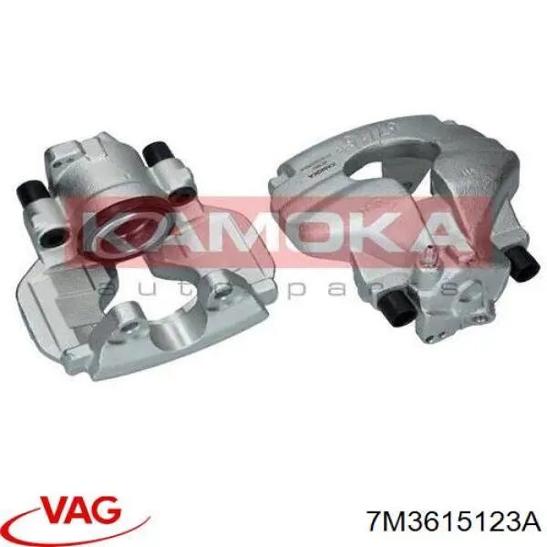Comprar 7M3615123A VAG Pinza de freno delantera izquierda