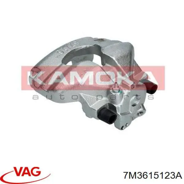 Pinza de freno delantera izquierda 7M3615123A VAG