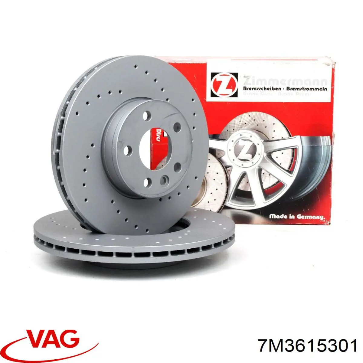 Disco de freno 7M3615301 VAG