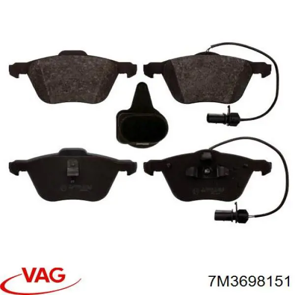 Comprar 7M3698151 VAG Pastillas delanteras de freno