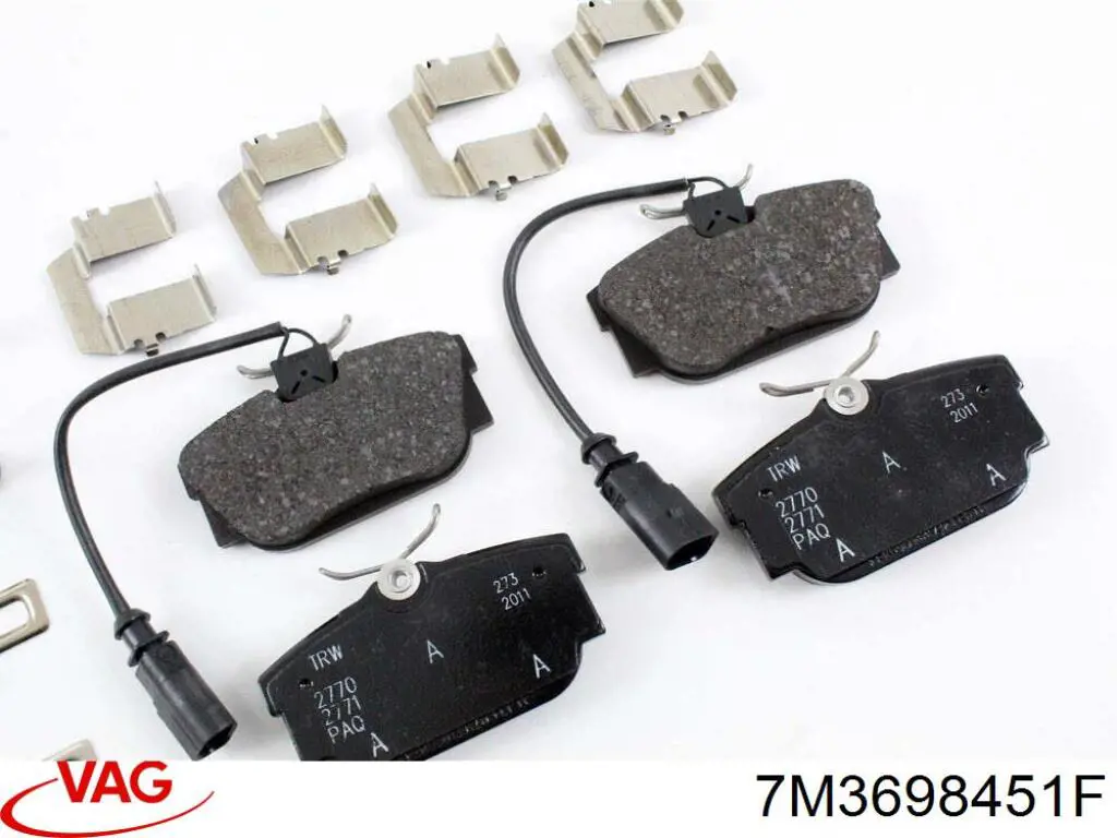 Pastillas traseras de freno VAG 7M3698451F precio, desde 28,71 EUR