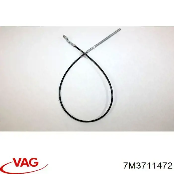 7M3711472 VAG cable de freno de mano intermedio