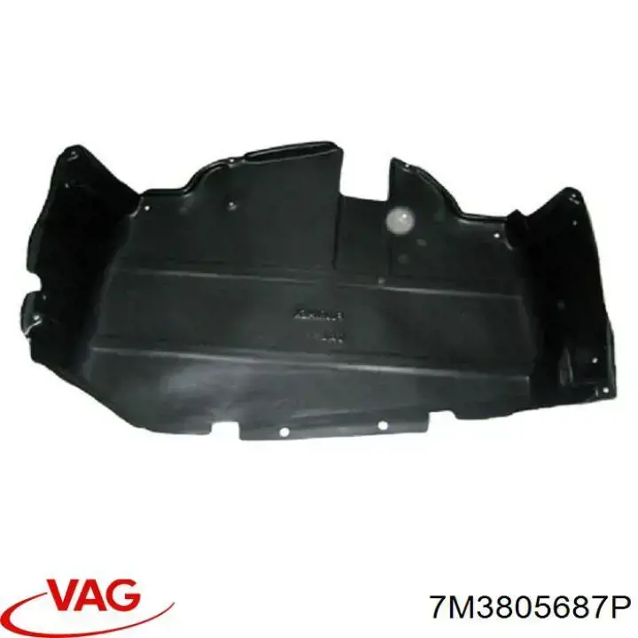 Protector antiempotramiento del motor  VAG 7M3805687P
