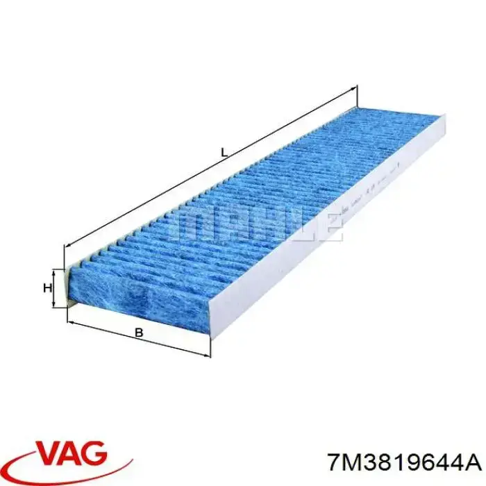 Comprar 7M3819644A VAG Filtro de aire del habitáculo