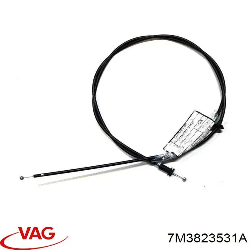 7M1823531B VAG cable de capó del motor