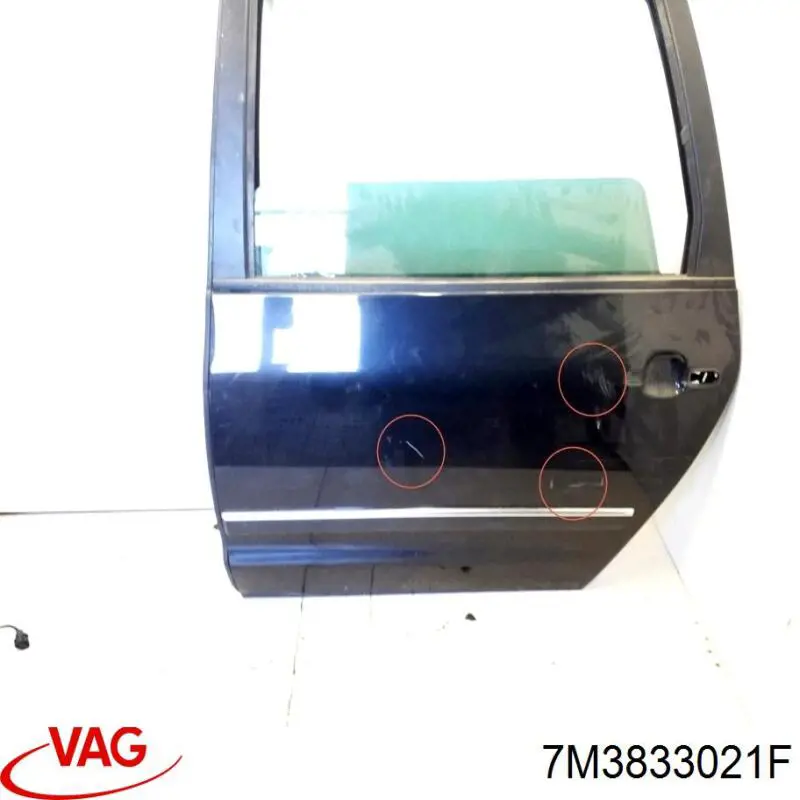 Puerta trasera izquierda VAG 7M3833021F precio, desde 166,98 EUR