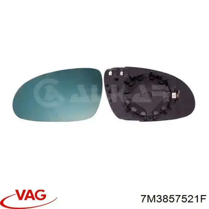 Comprar 7M3857521F VAG Cristal de espejo retrovisor exterior izquierdo