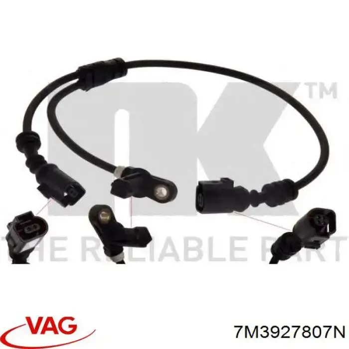 Comprar 7M3927807N VAG Sensor revoluciones de la rueda, delantero