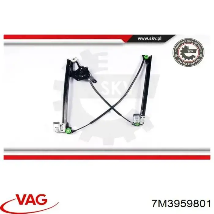 Motor del elevalunas eléctrico 7M3959801 VAG