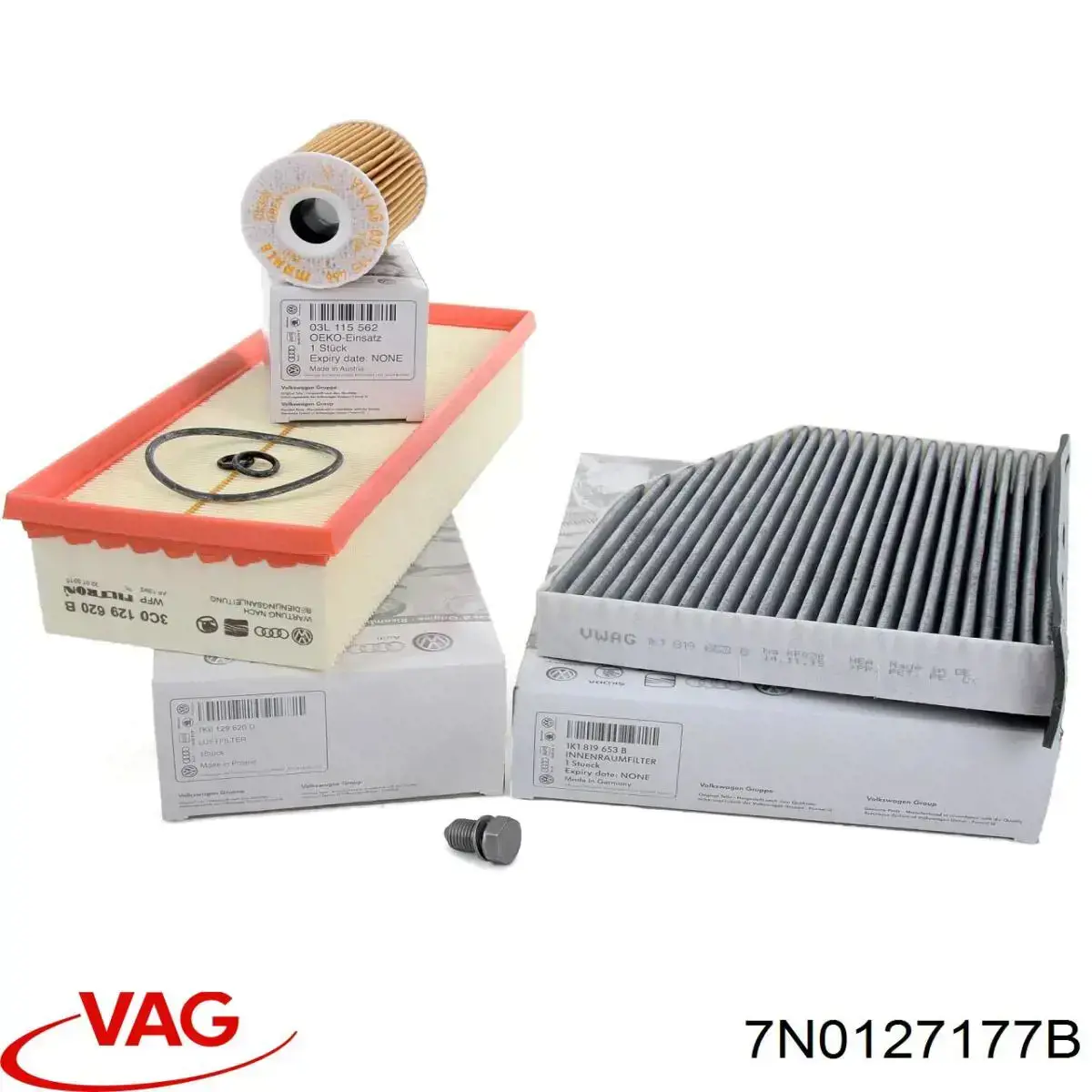 Filtro de combustible 7N0127177B VAG