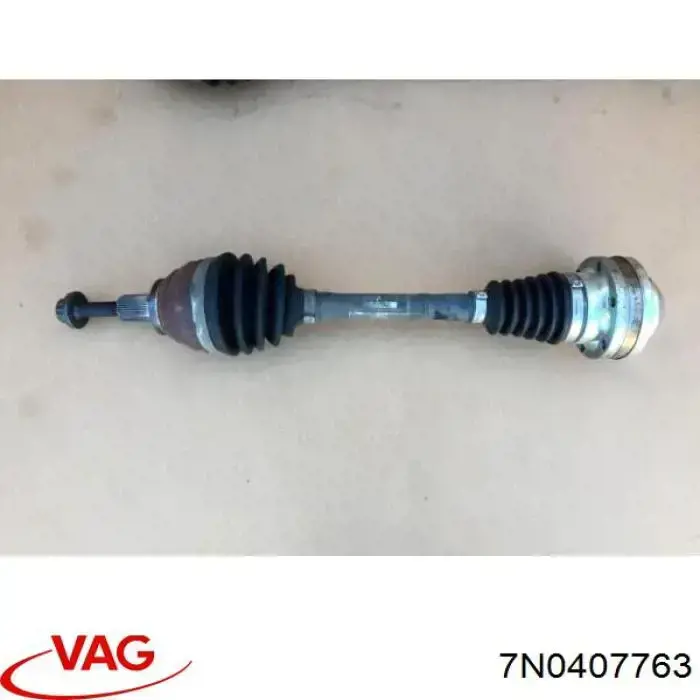 7N0407763V VAG árbol de transmisión delantero izquierdo