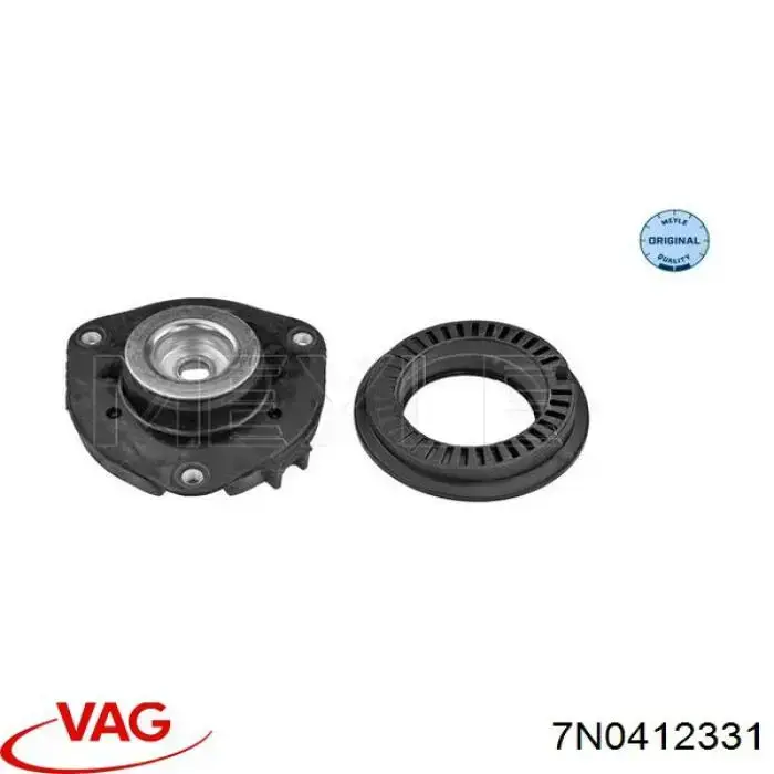 Soporte del amortiguador delantero 7N0412331 VAG