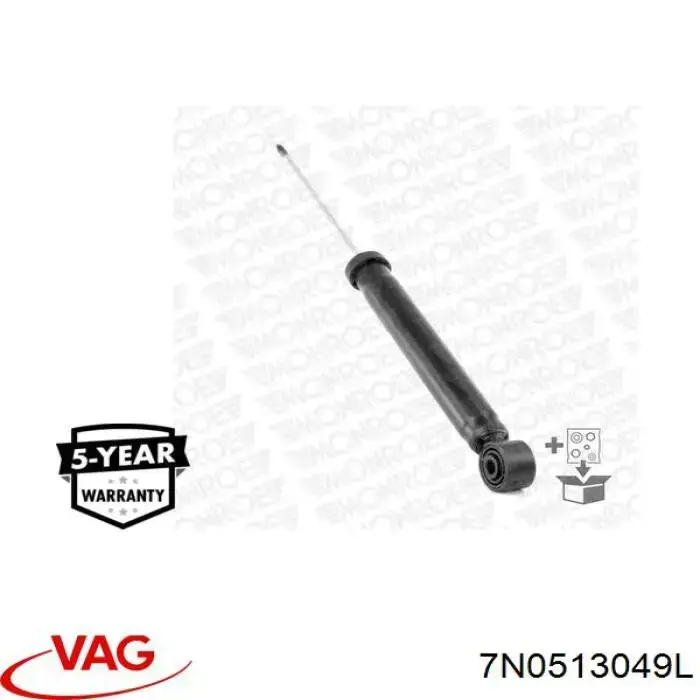 Amortiguadores traseros VAG 7N0513049L
