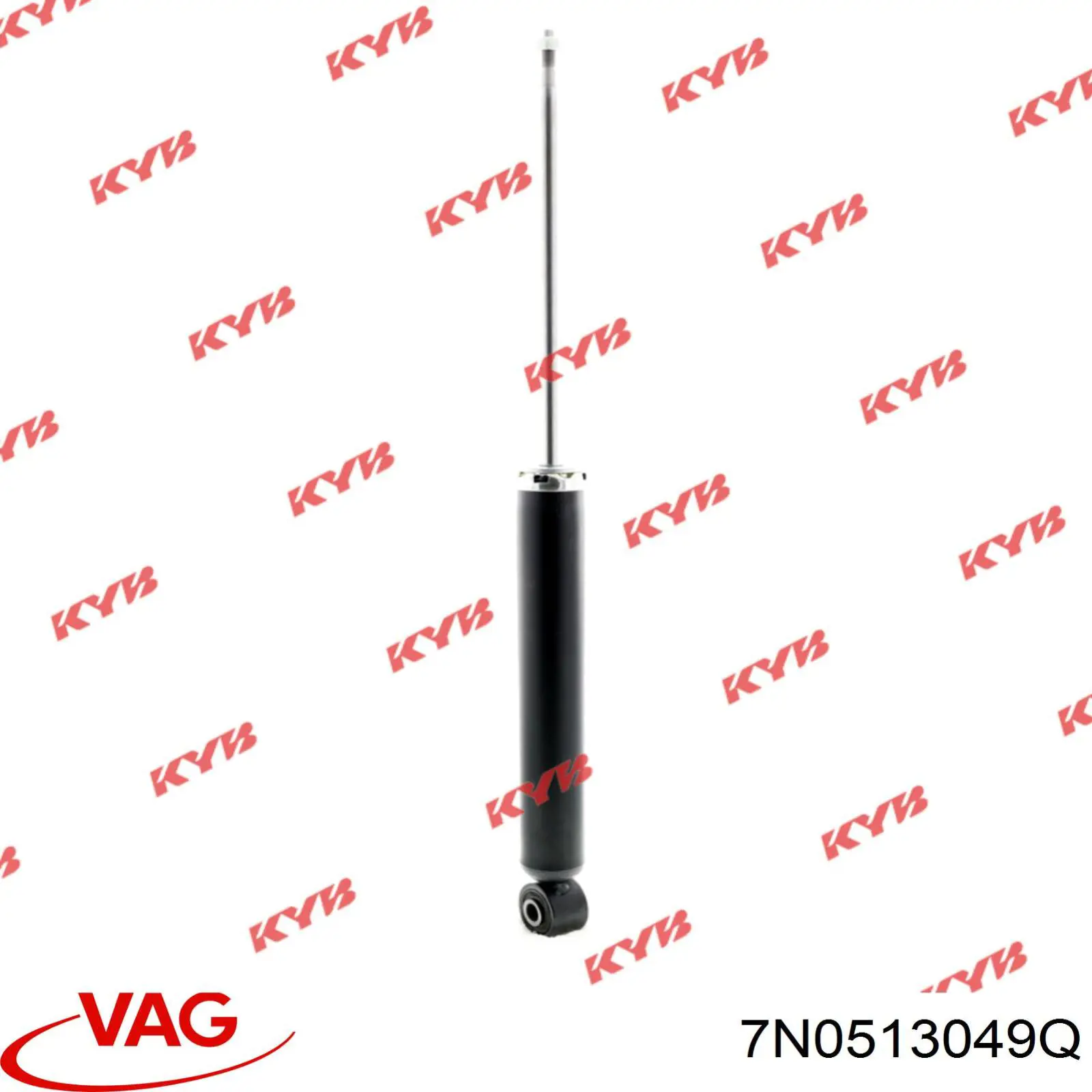 Amortiguador trasero 7N0513049Q VAG