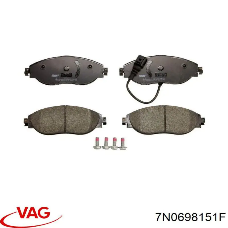 Pastillas de freno delanteras Volkswagen Tiguan 1 5N1, 5N2