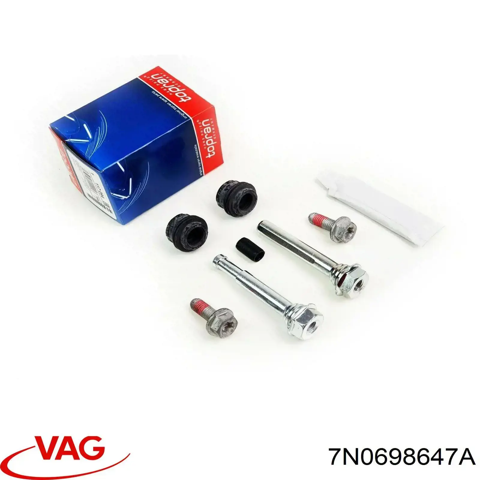 Kit de reparación de pinzas de freno trasero 7N0698647 VAG