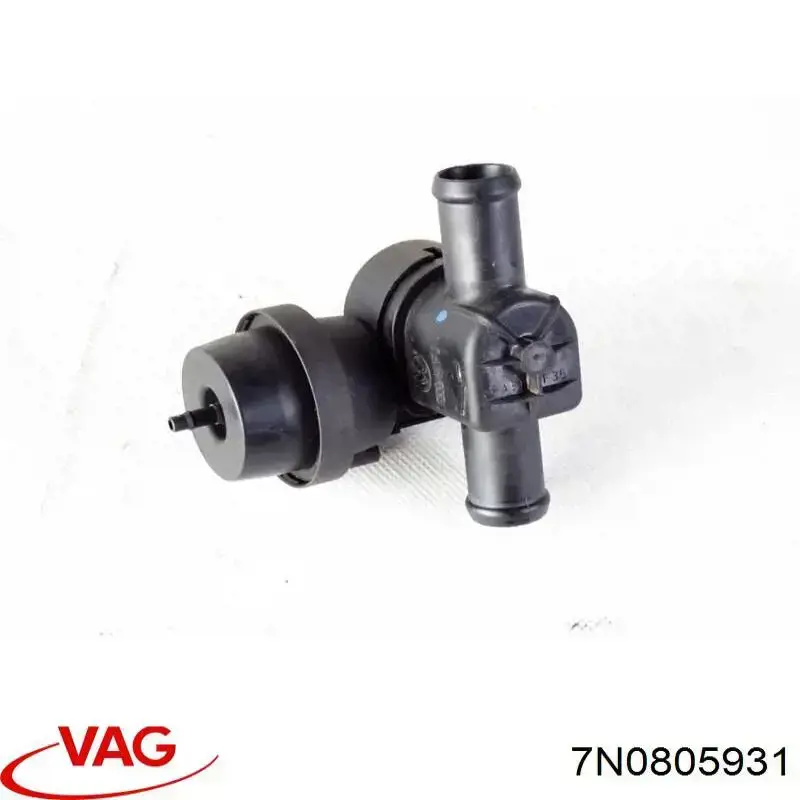 Soporte izquierdo del radiador (panel de montaje de faros) 7N0805931 VAG
