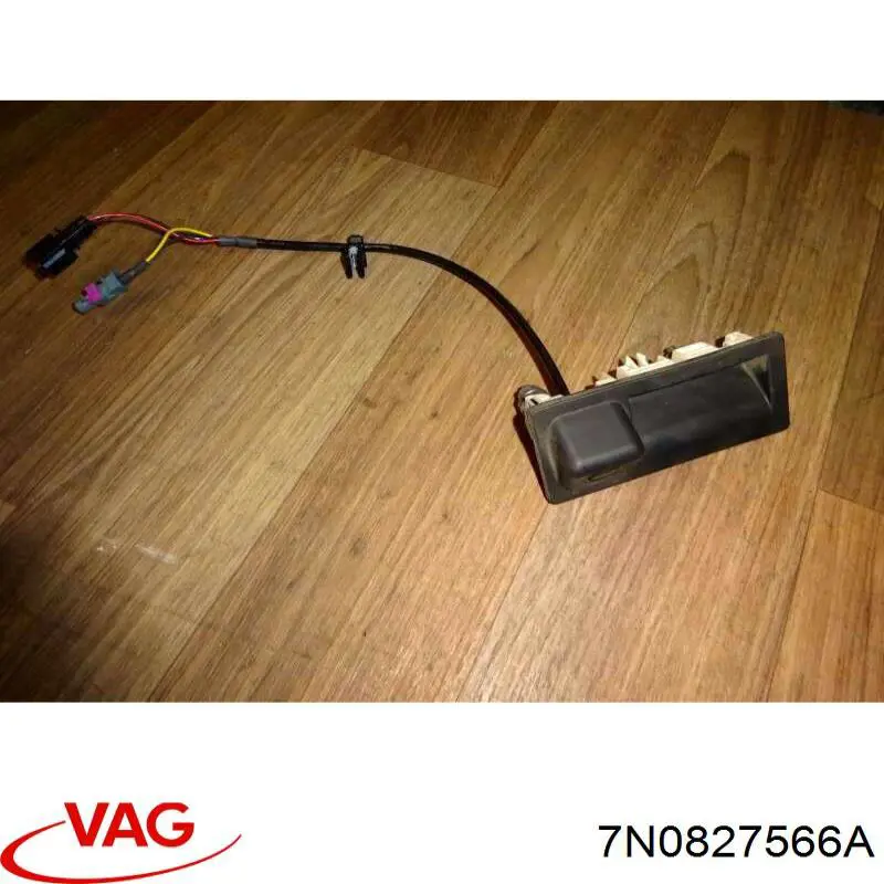 Comprar 7N0827566A VAG Botón de accionamiento del cierre de la tapa del maletero (puerta trasera 3/5)