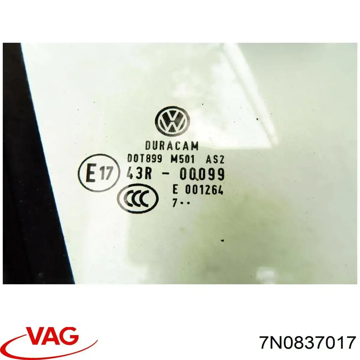 Cable de apertura de cerradura de puerta delantera 7N0837017 VAG
