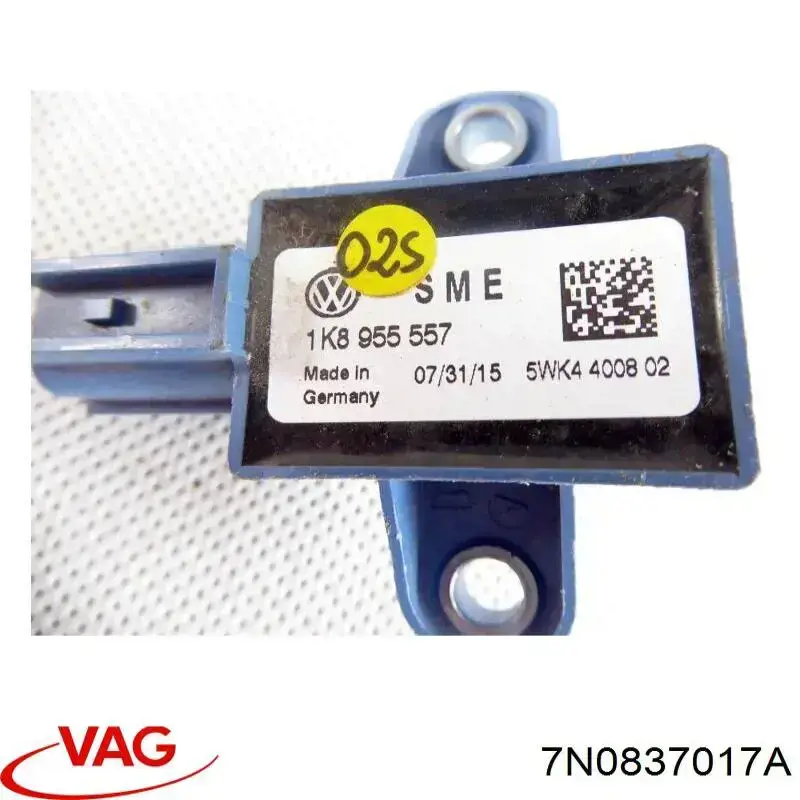 7N0837017A VAG Cable de apertura de cerradura de puerta delantera
