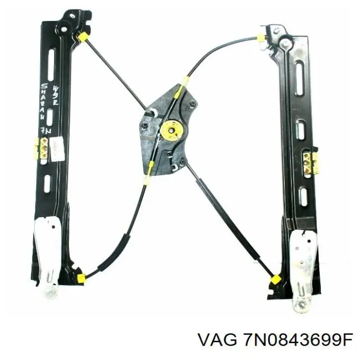 Mecanismo de elevalunas de la puerta trasera izquierda VAG 7N0843699F precio, desde 54,74 EUR