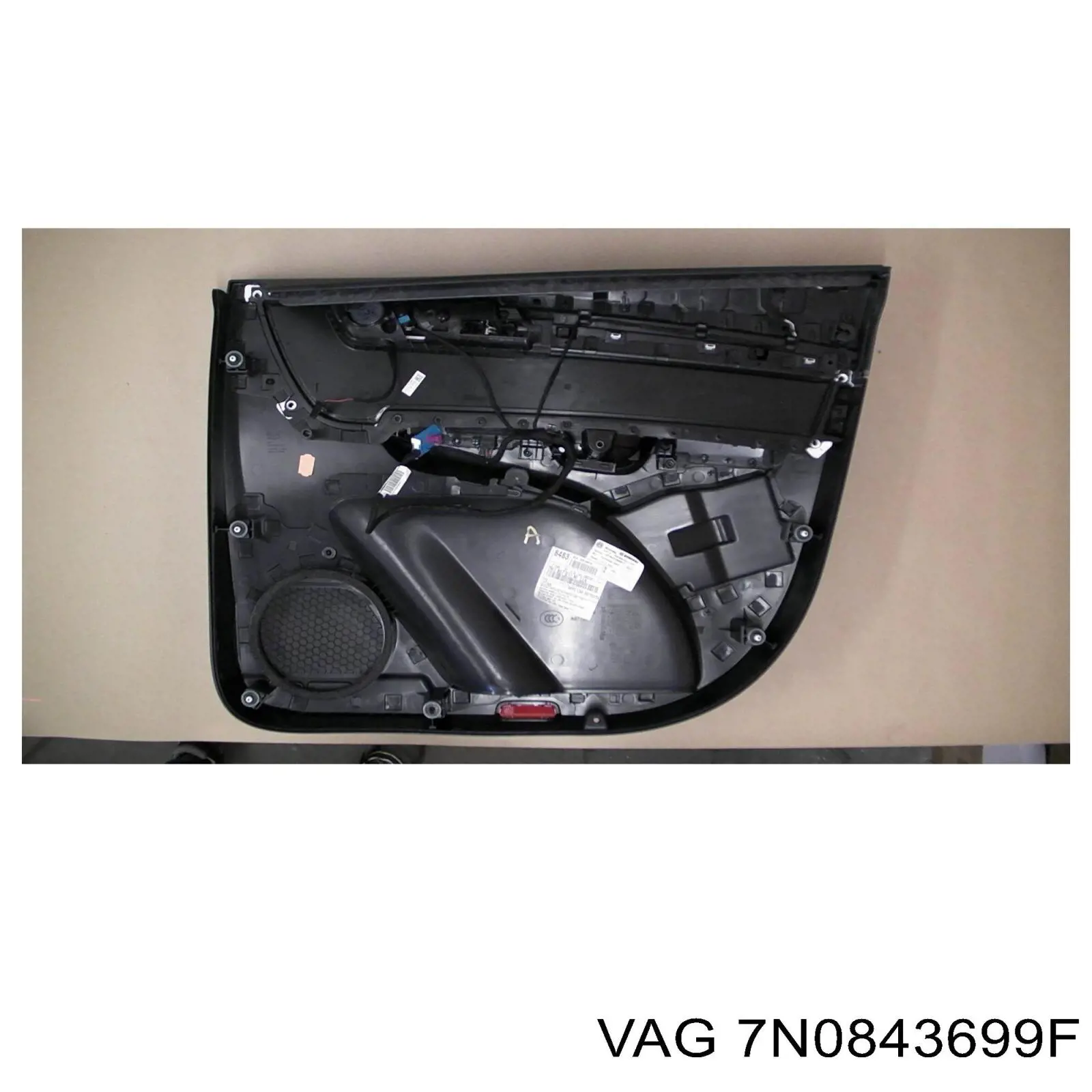 7N0843699F VAG Mecanismo de elevalunas de la puerta trasera izquierda