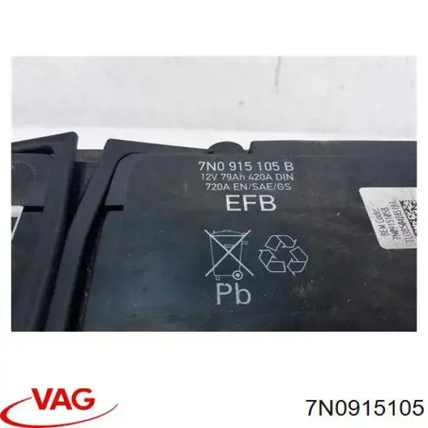 Comprar 7N0915105 VAG Batería de coche