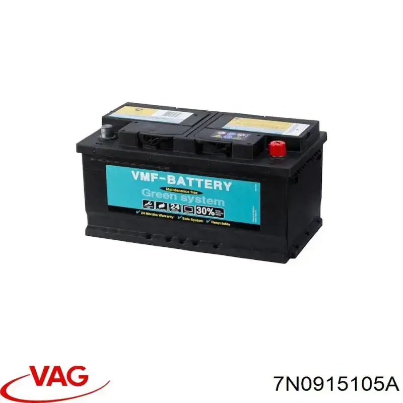 Batería de Arranque VAG (7N0915105A)