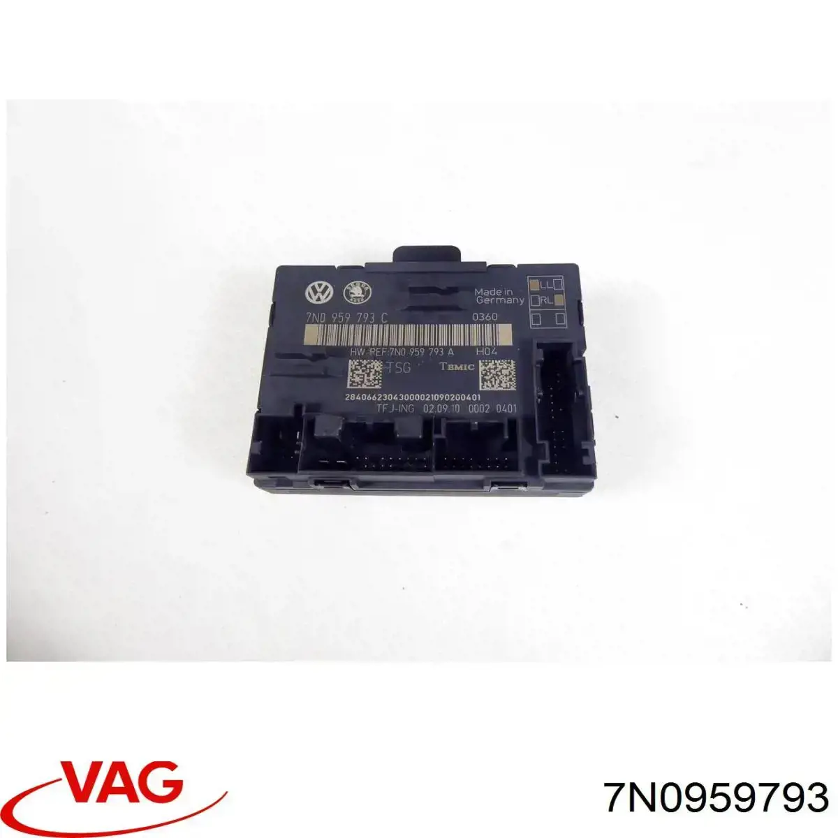 Comprar 7N0959793 VAG Unidad de confort de la puerta delantera