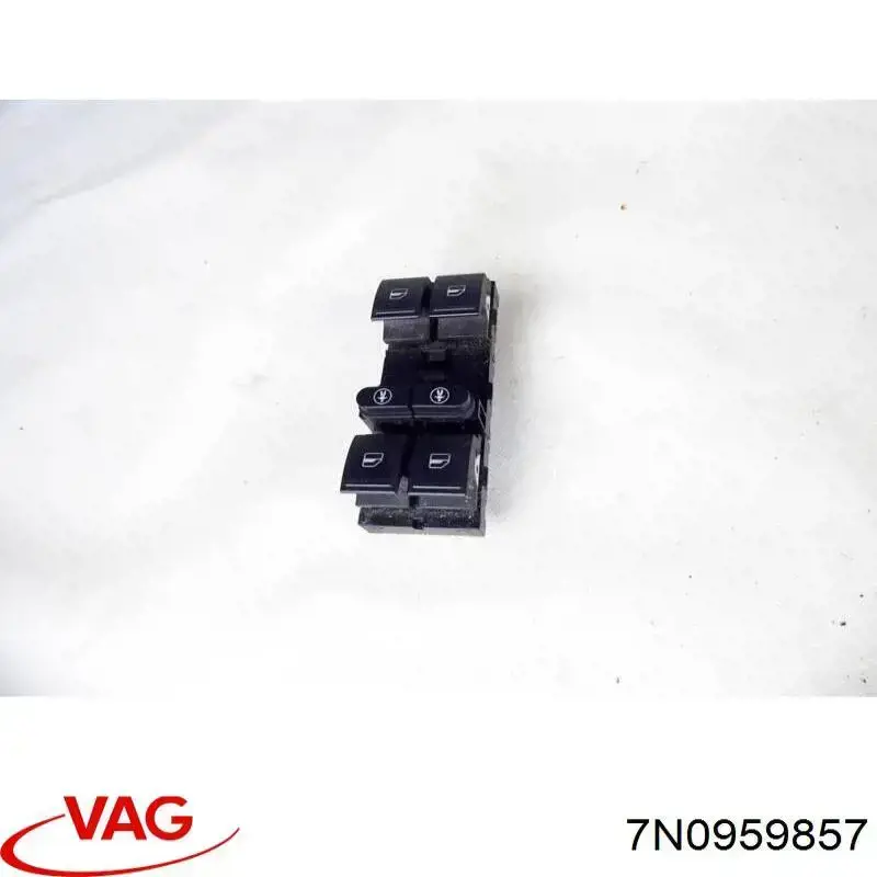 Comprar 7N0959857 VAG Interruptor de elevalunas delantera izquierda