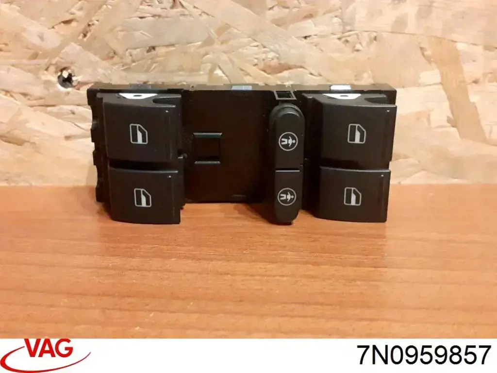 Unidad de control de elevalunas delantera izquierda VAG 7N0959857 precio, desde 30,72 EUR