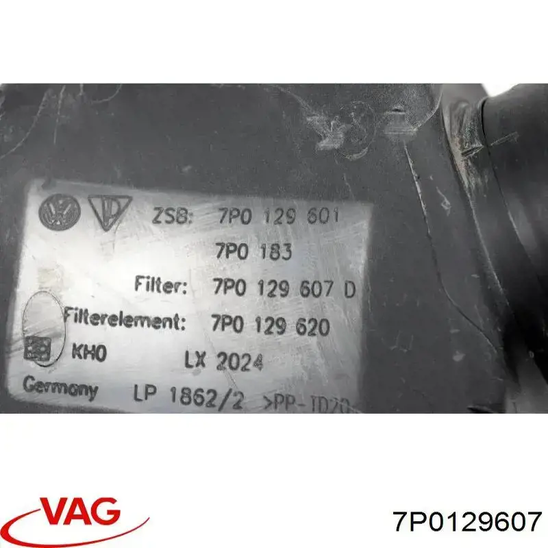 Caja del filtro de aire VAG 7P0129607A precio, desde 128,18 EUR