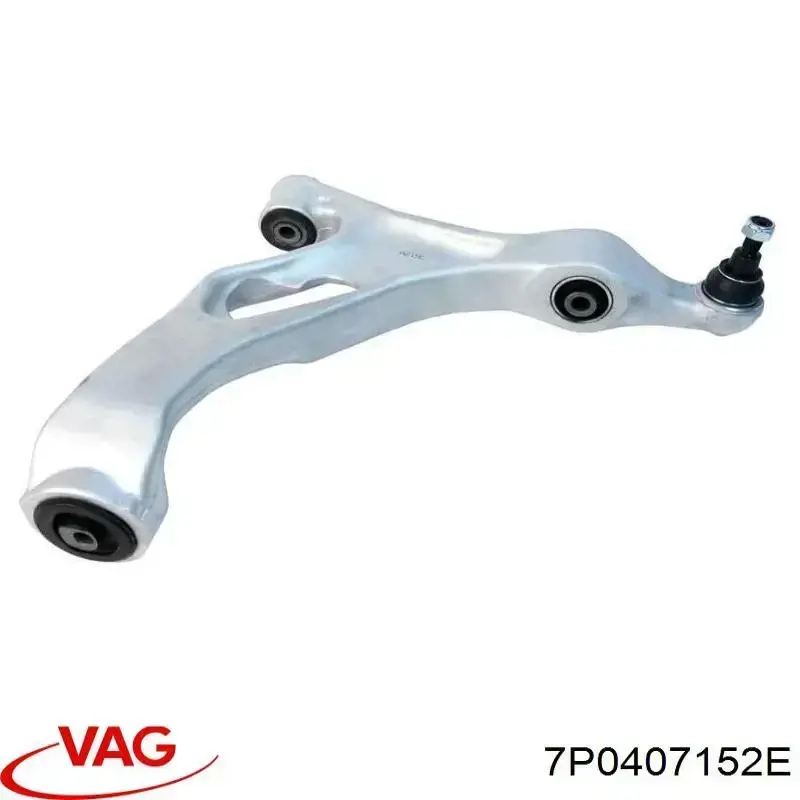 Brazo inferior derecho de la suspensión delantera 7P0407152E VAG