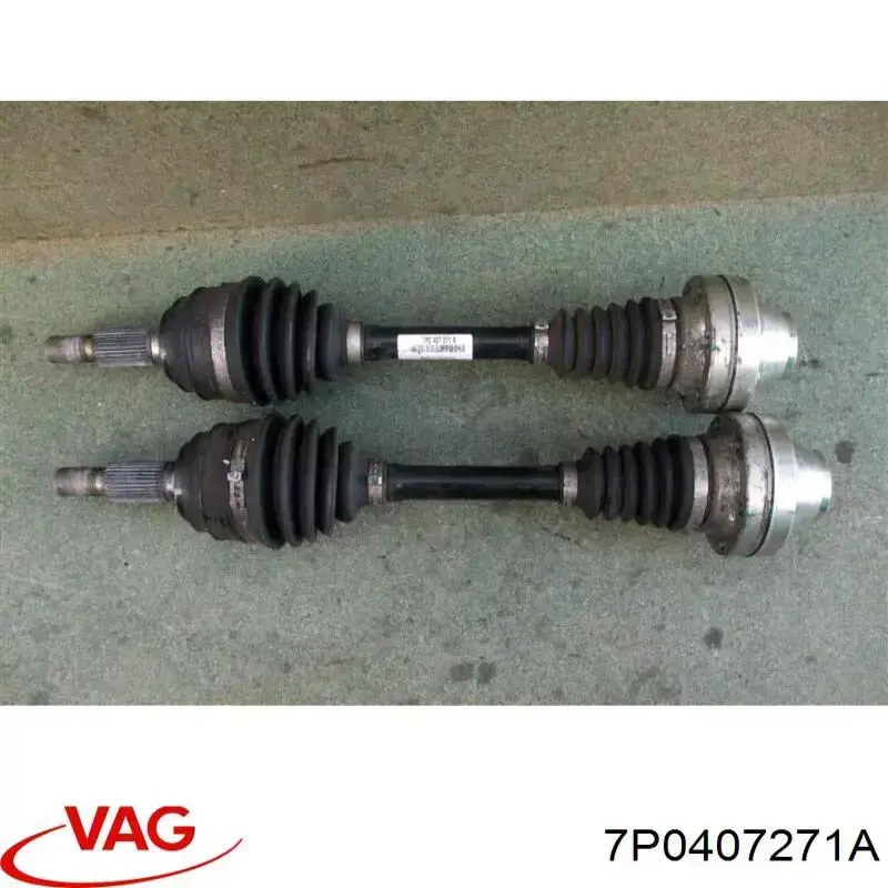 Semieje delantero VAG 7P0407271A precio, desde 117,61 EUR