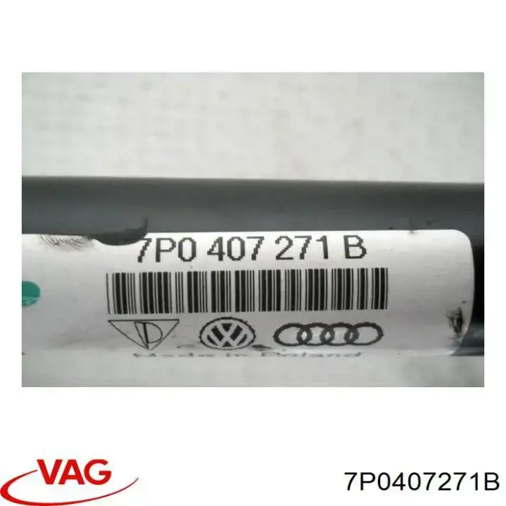 Semieje delantero VAG 7P0407271B precio, desde 117,61 EUR