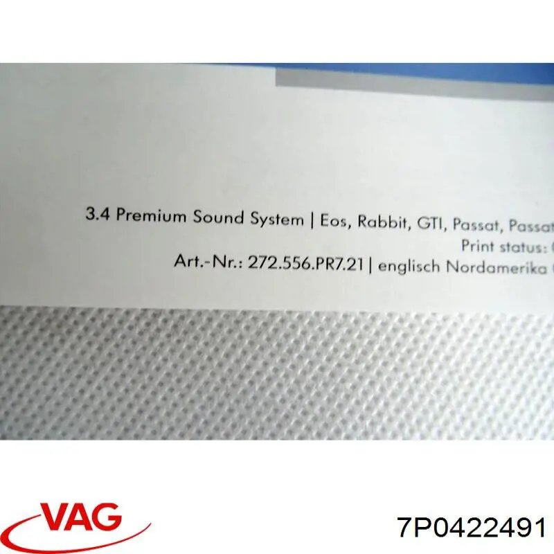  VAG 7P0422491D