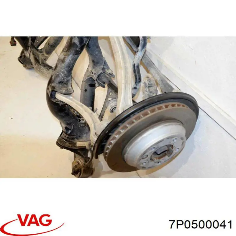Subchasis trasero soporte motor Volkswagen Touareg 2 (7P5, 7P6)