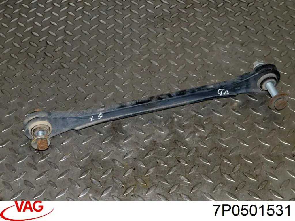 7P0501531 VAG Barra transversal, suspensión de ruedas, eje trasero