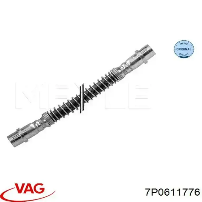 7P0611776 VAG tubo flexible de frenos trasero